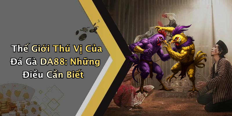 Thế Giới Thú Vị Của Đá Gà DA88: Những Điều Cần Biết